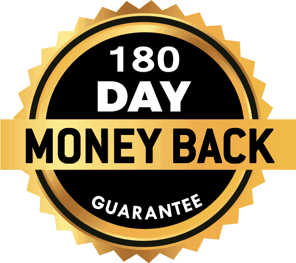 NeuroSurge 180 day money back guarantee seal